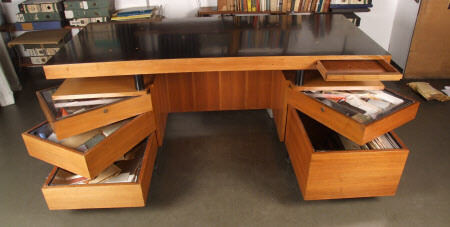 desk by Ernö Goldfinger (Budapest 1902 - 1987) 927211© National Trust  Geoff Lowsley