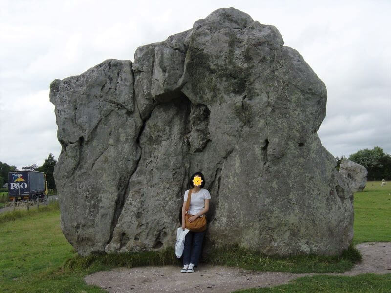 one big stone at Avebury stone circle