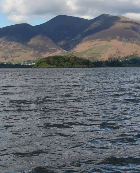 St Herbert's Island from Hawes End