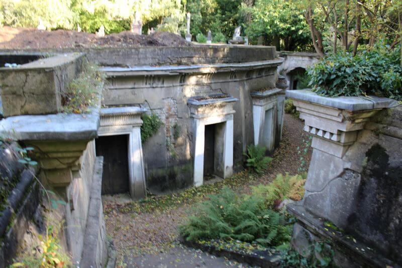 The Circle of Lebanon in Highgate Cemetery West