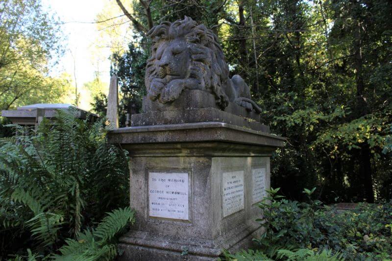 tomb of George Wombwell in Highgate Cemetery West