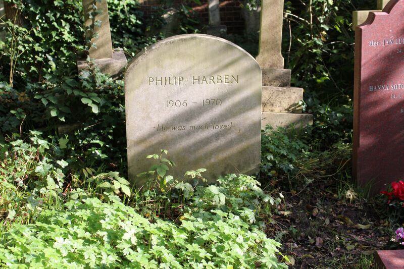 tomb of Philip Harben