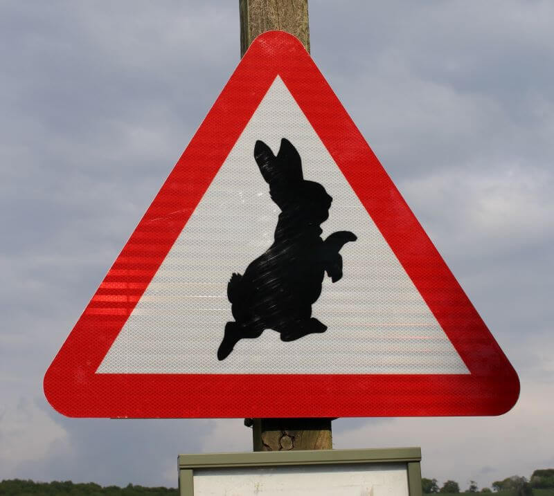 traffic sign at Near Sawrey