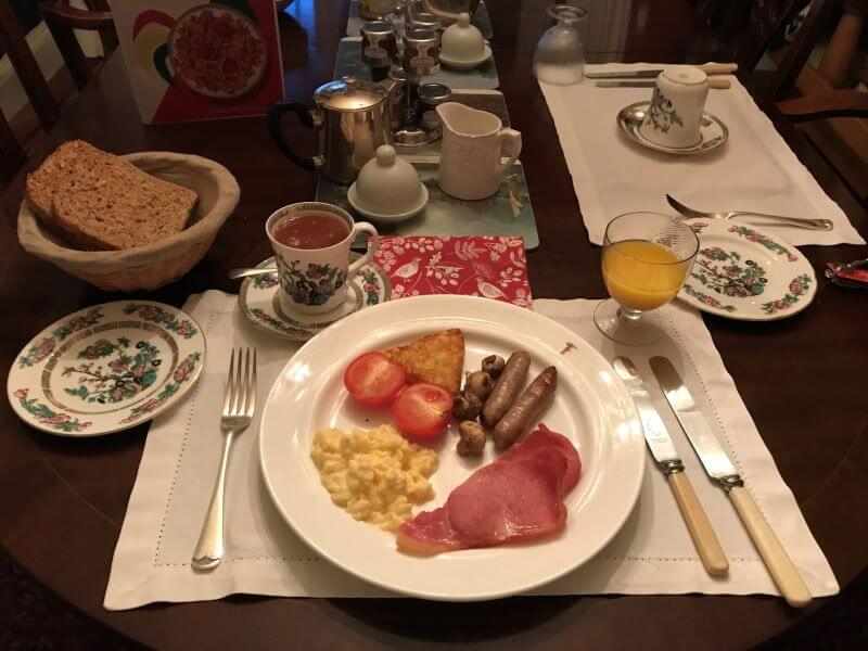 English breakfast at Iolanthe