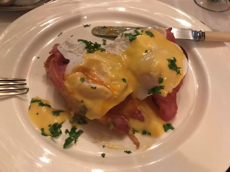 Egg Benedict at Iolanthe