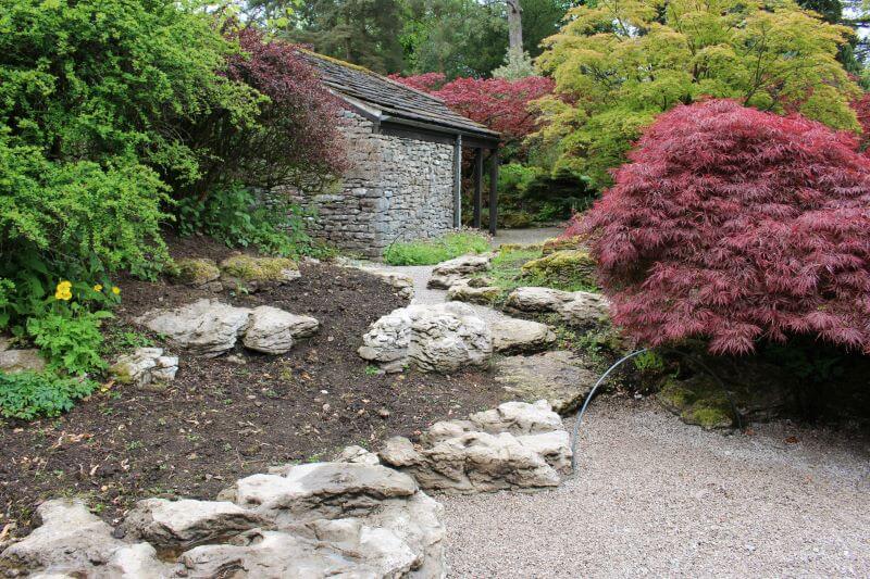 Rock garden of Sizergh Castle