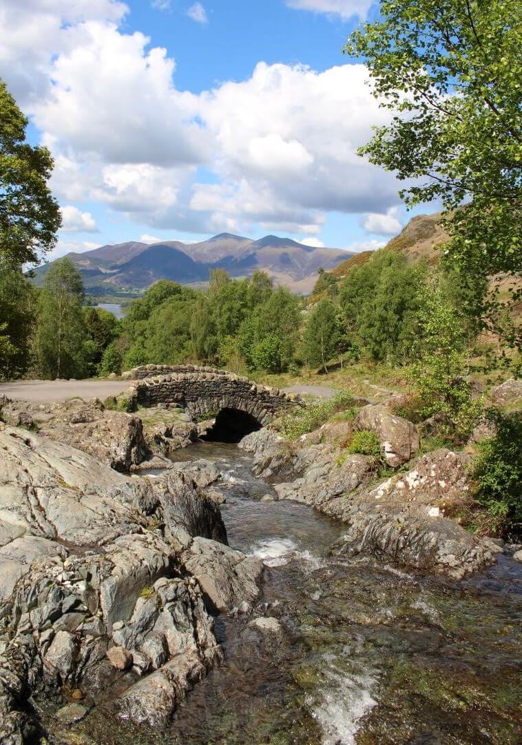 Ashness Bridge and Derwentwater