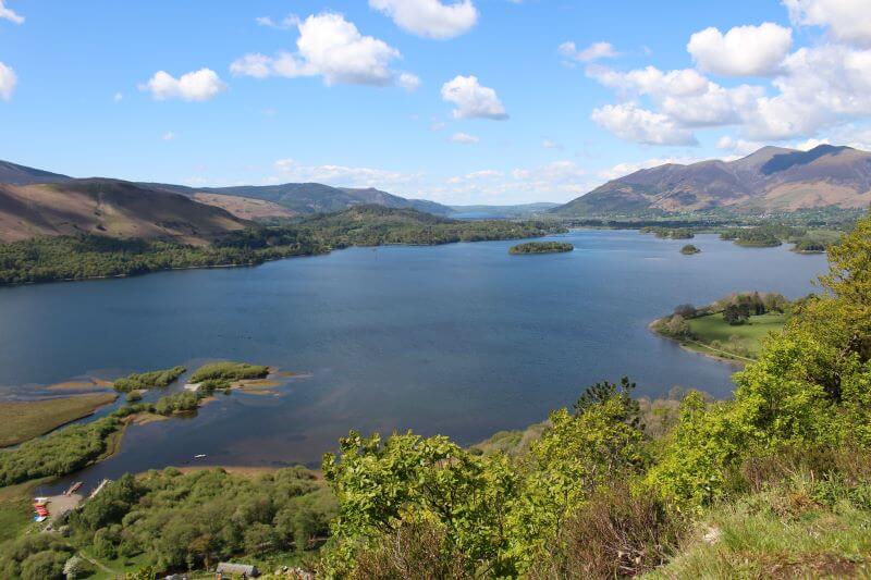 Derwentwater and Bassenthwaite Lake from Surprise View