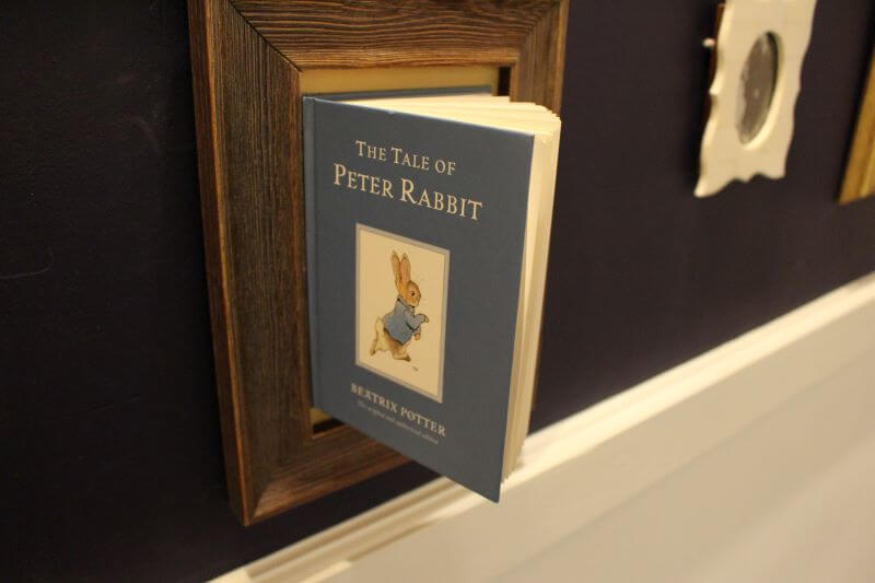 A book of the tale of Peter Rabbit in Lindeth Howe