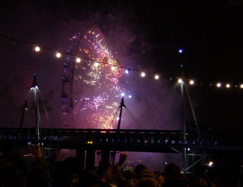 London New Year's Eve Fireworks 2006