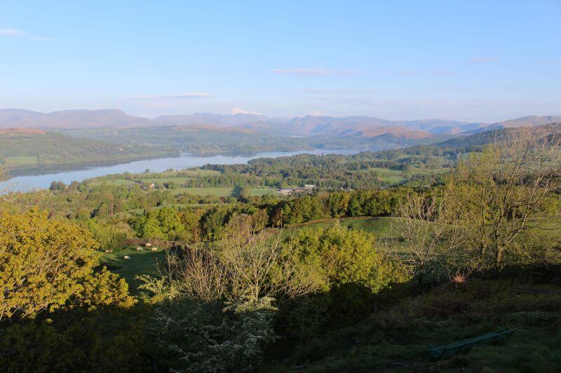 North shore of Windermere from Orrest Head