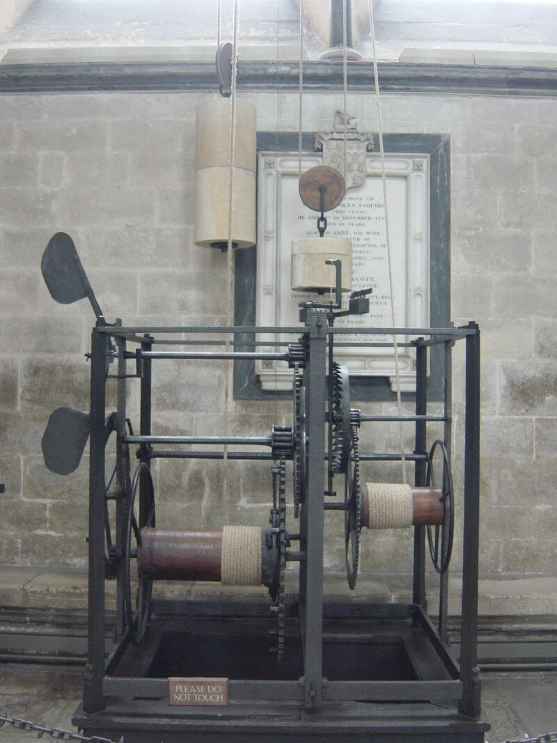 World's Oldest Clock at Salisbury Cathedral