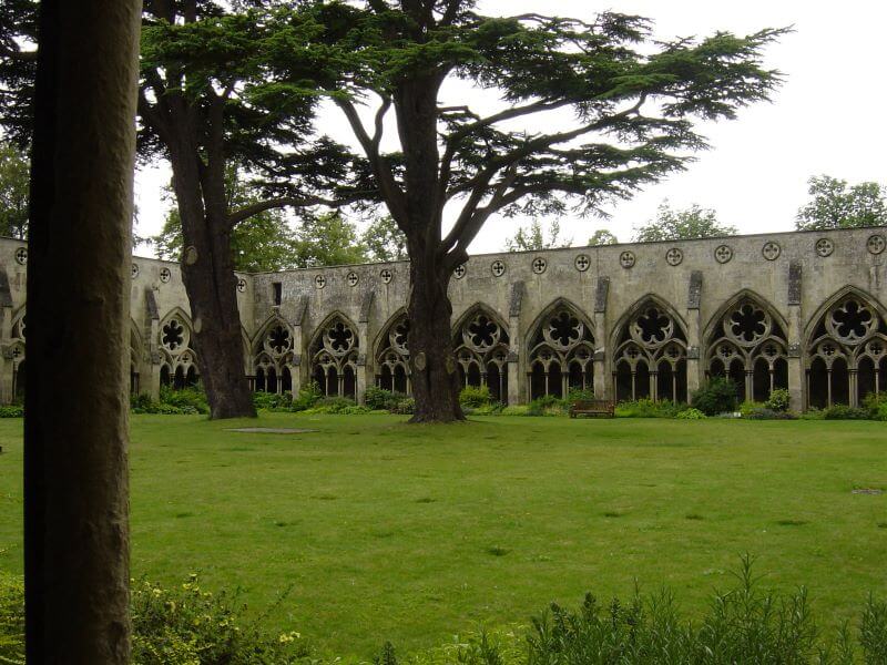 Cloister at Salisbury Cathedral