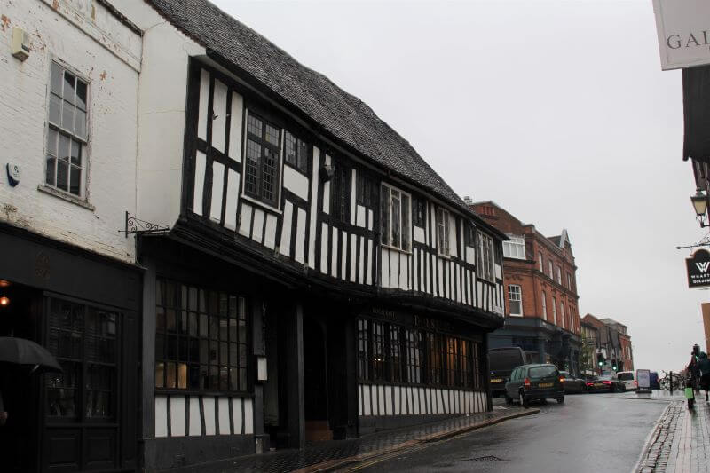 Tuder Style houses on George Street in St Albans