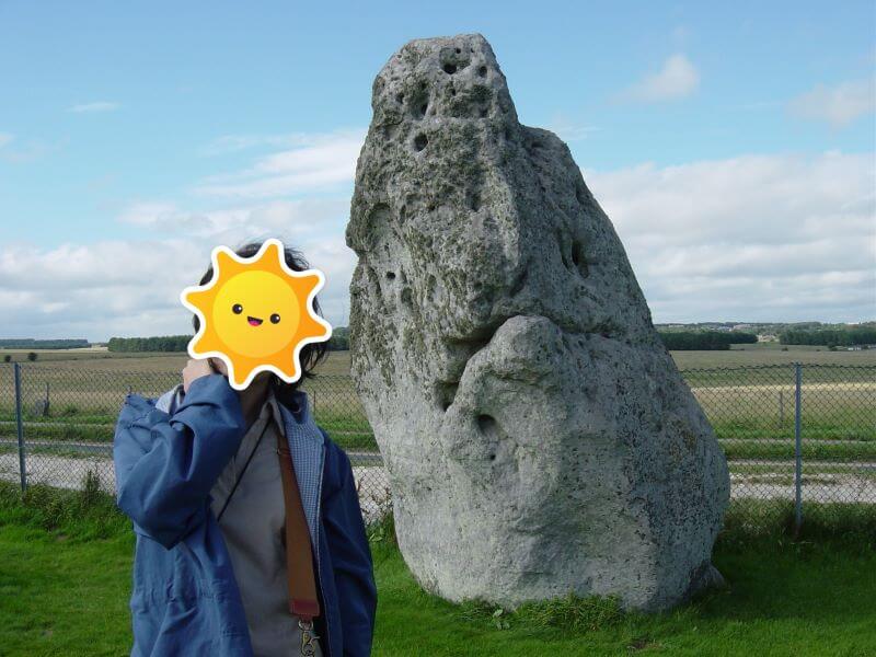 One stone at Stonehenge