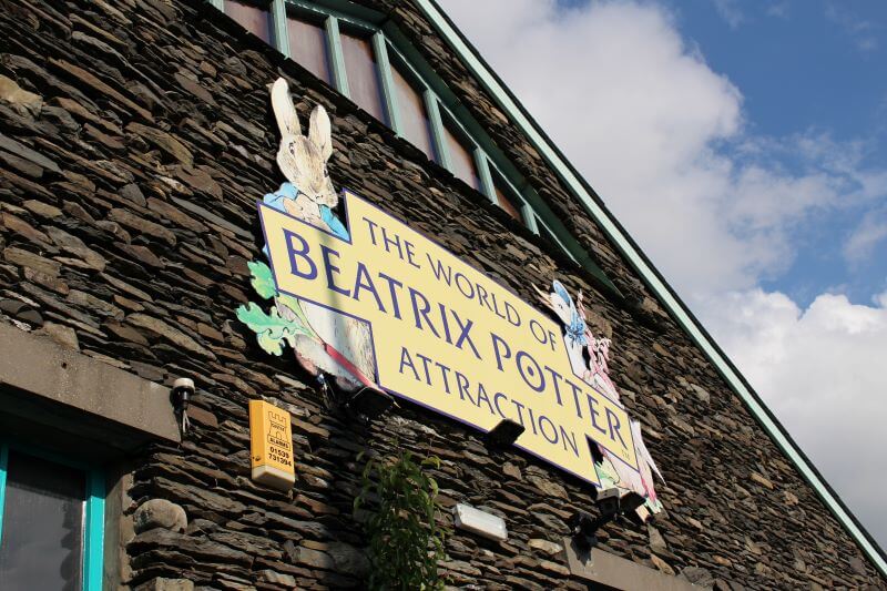 The World of Beatrix Potter sign