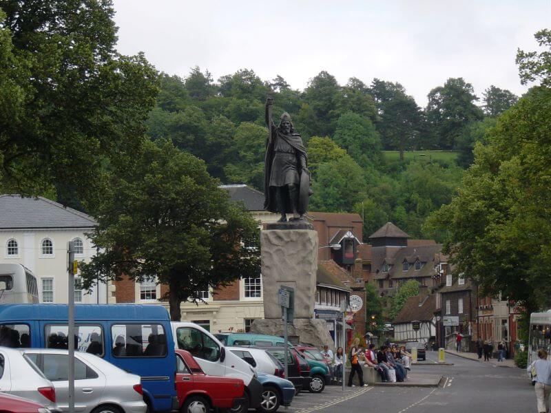 Statue of Alfred the Great in Winchester