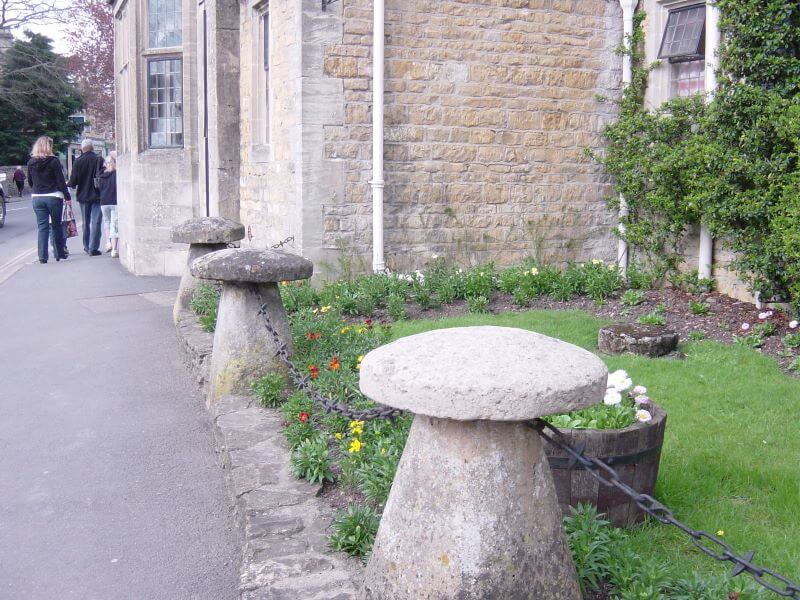 mashroom stones at Bourton-on-the-Water