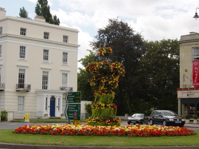 roundabout in Cheltenham