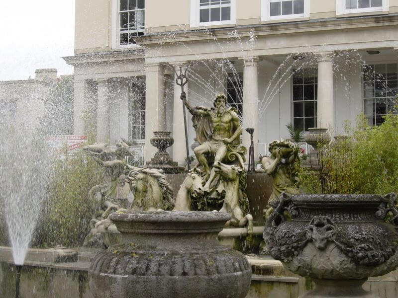 The Neptune Fountain in Cheltenham