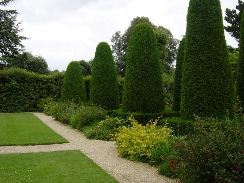 The Pillar Garden at Hidcote Manor Garden