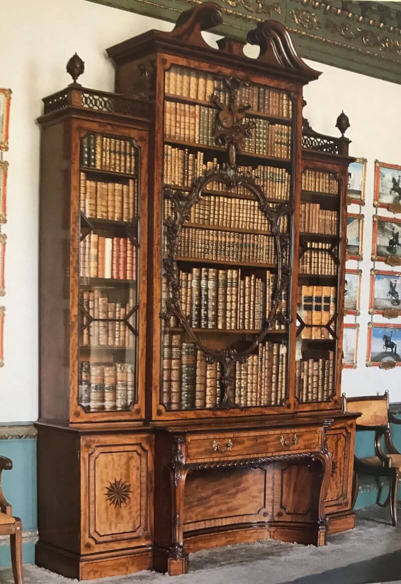 The Violin Bookcase at Wilton House