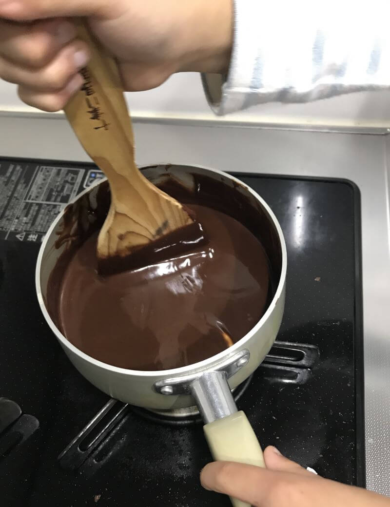 beat in unsalted butter