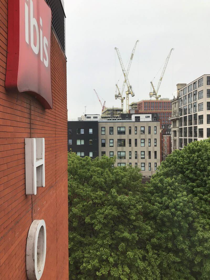 Hotel sign of ibis Manchester Centre Princess Street