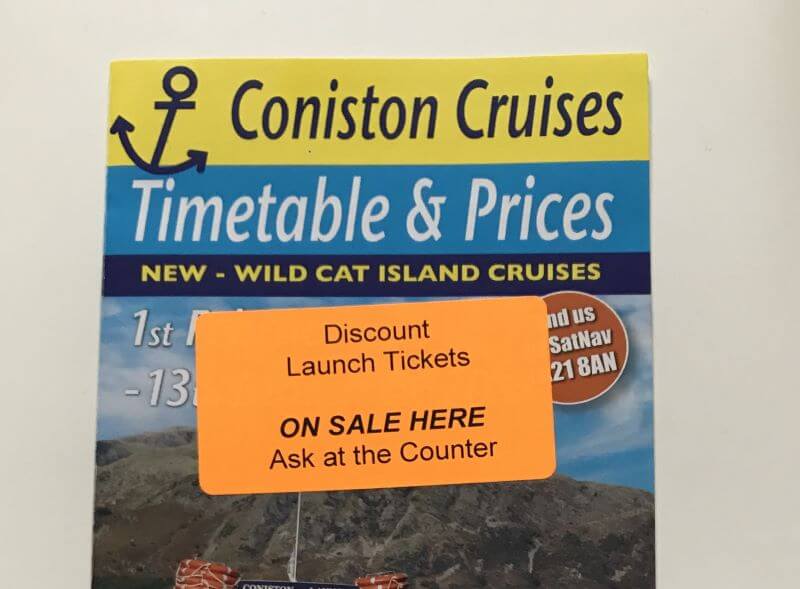 Coniston Cruises broucher