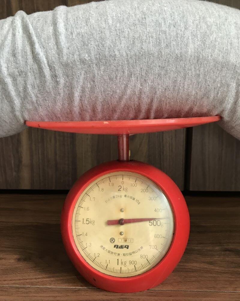 measuring GUAPO neck pillow