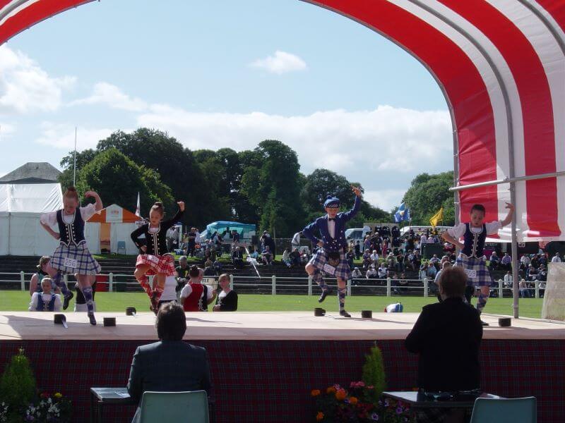 Highland dance at Bute Highland Games