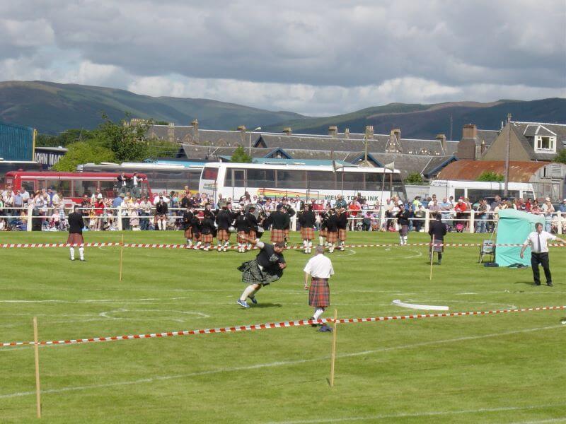 Weight for Distance at Bute Highland Games