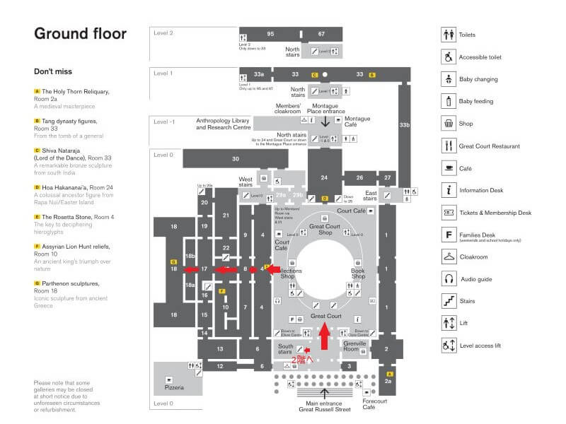 Ground Floor Route