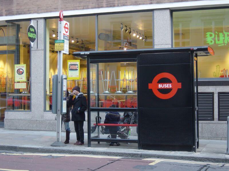 Bus Stop in London