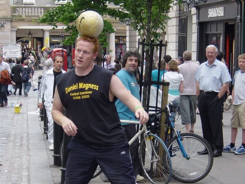 Comedian at Covent Garden