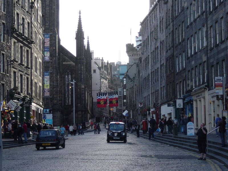 A street in Edinburgh