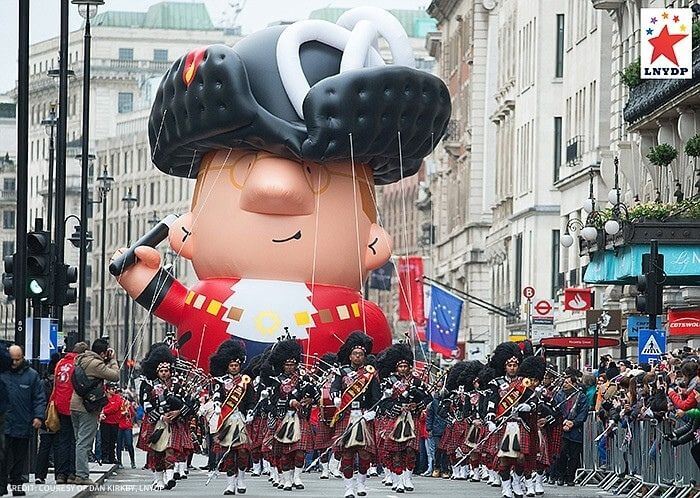 London Mayor Balloon at London New Year's Day Parade