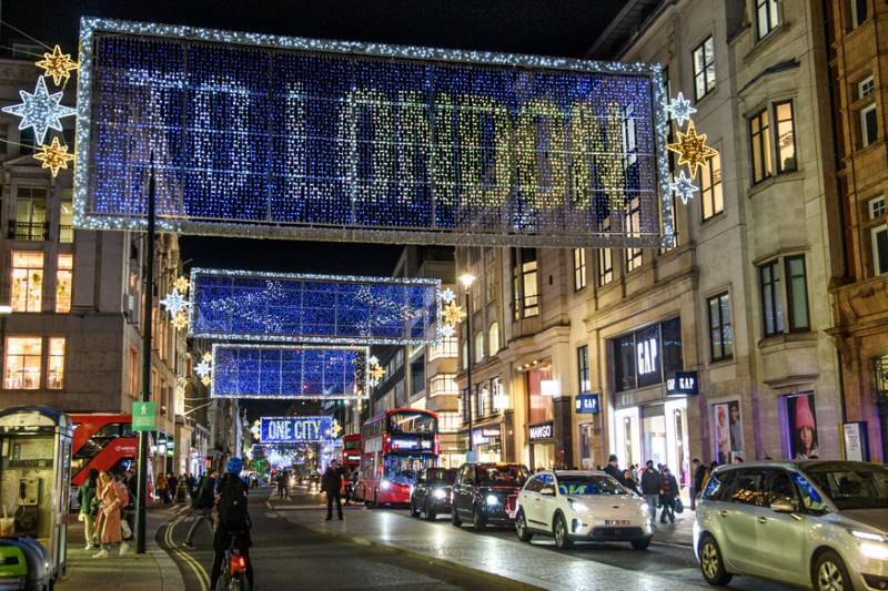 oxford street Christmas lights 2020