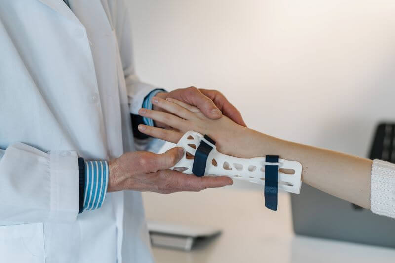 a doctor curing a patient
