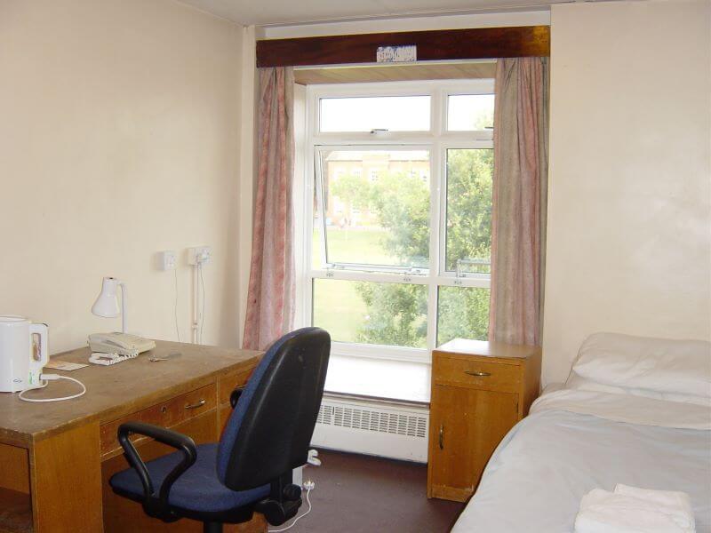 Exeter University student's room