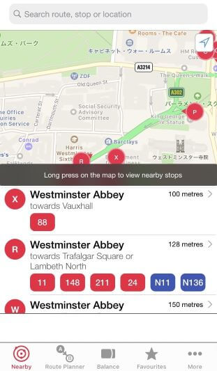Bus London app