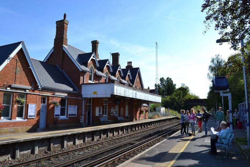 brick station building